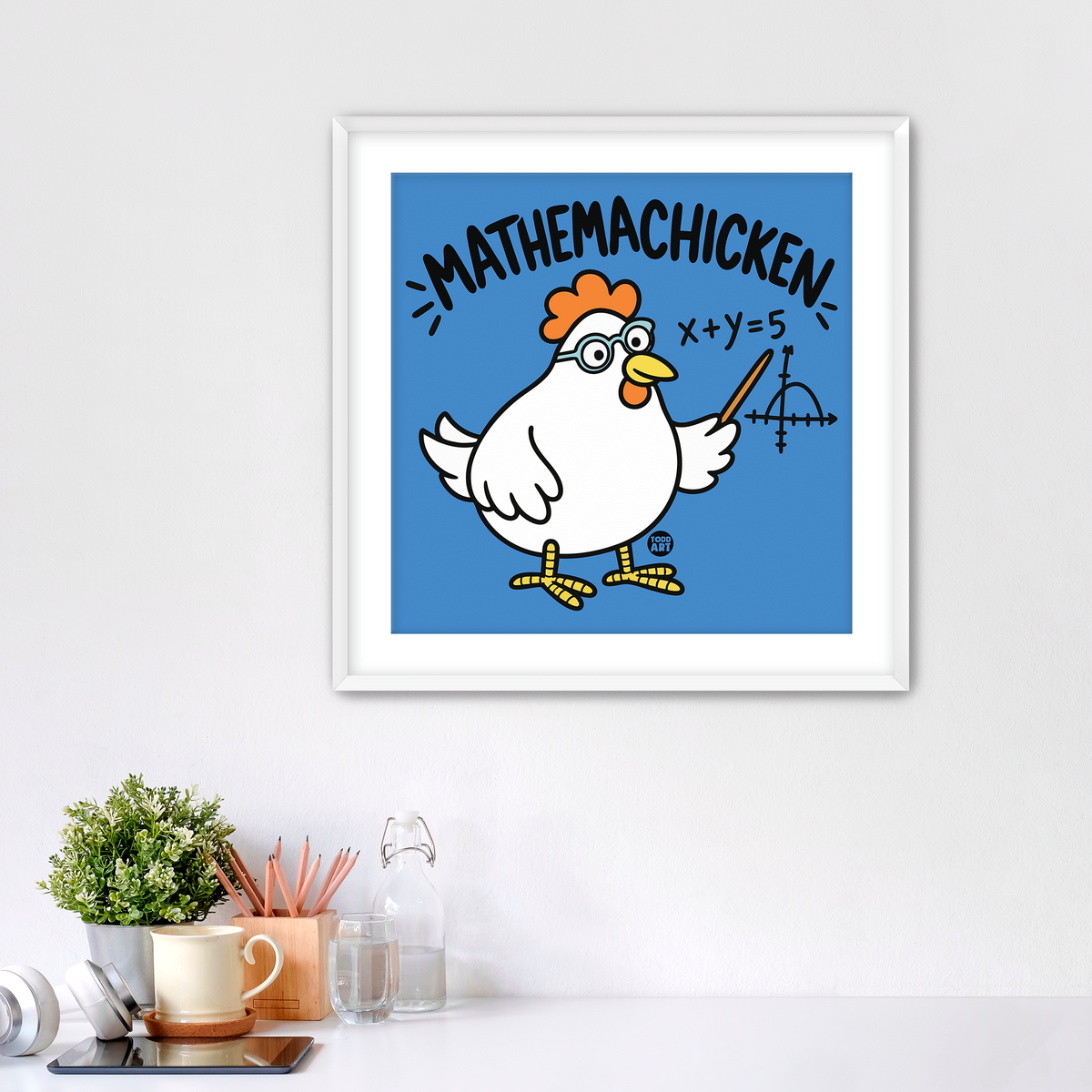Mathemachicken Fine Art Print