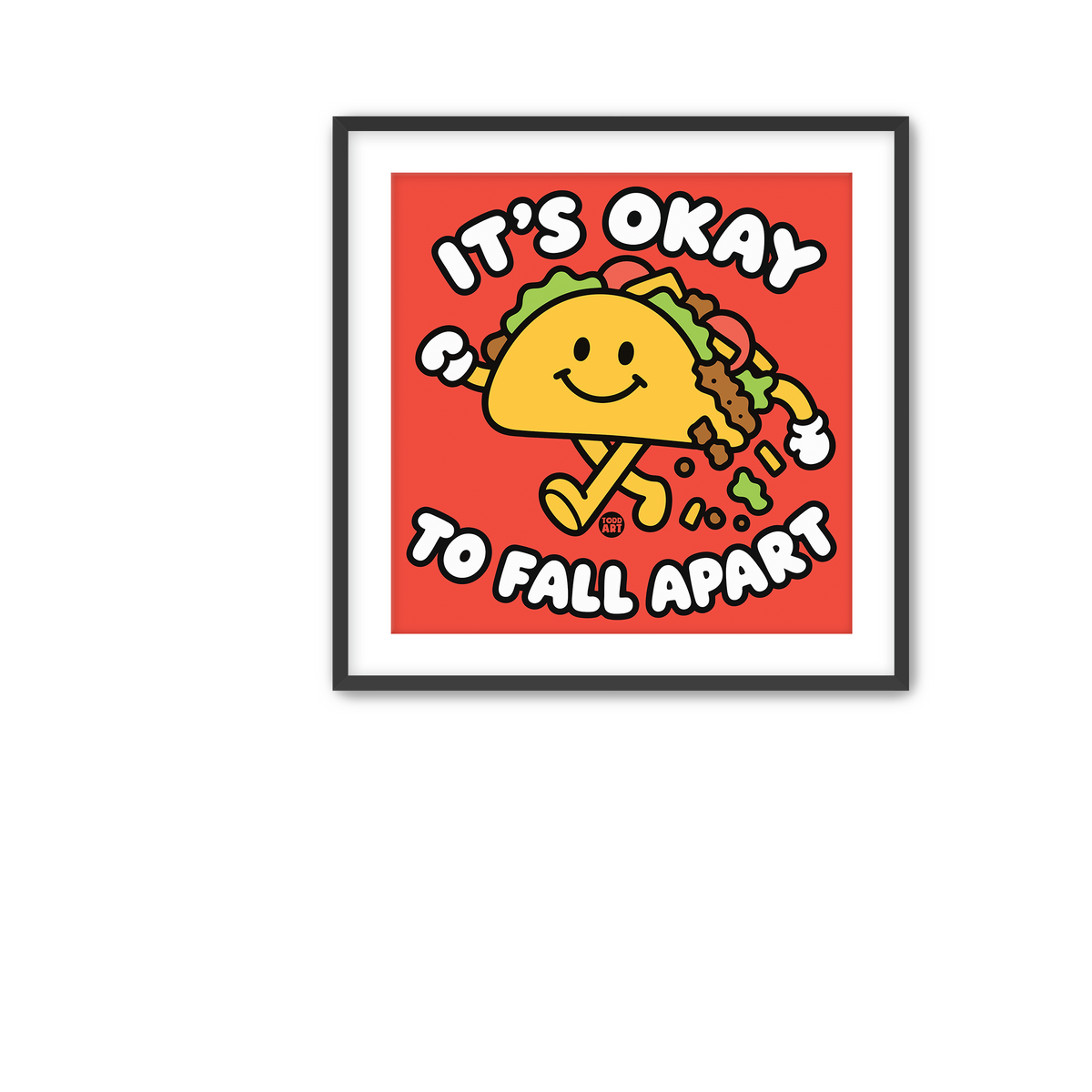 It's Okay To Fall Apart Fine Art Print