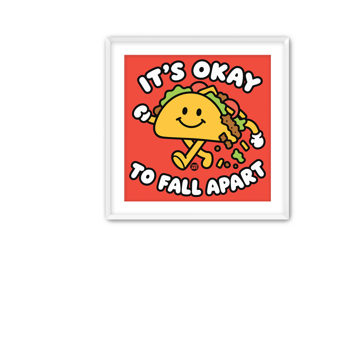 It's Okay To Fall Apart Fine Art Print