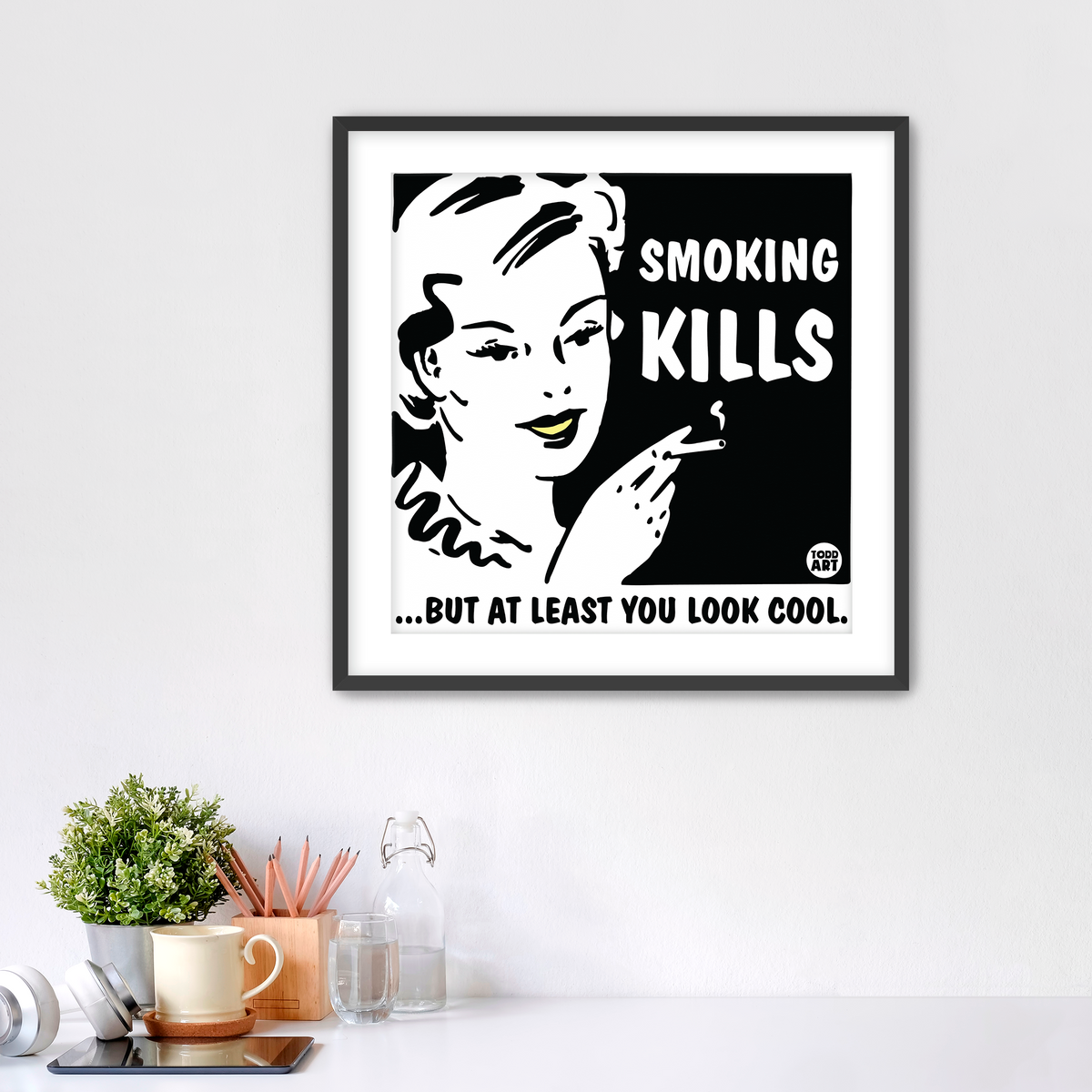 Smoking Kills Fine Art Print